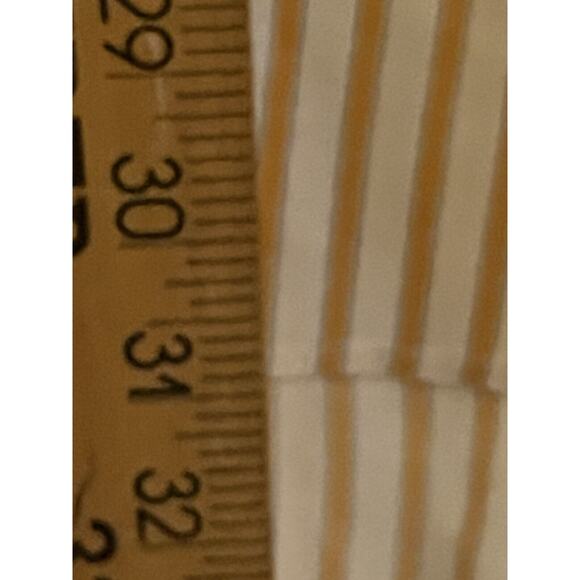 Tincati Milano Striped Dress Shirt •L• Premium Cotton Italy Orange Button Down - Picture 7 of 9